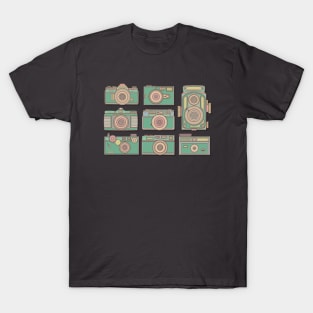 Green Classic Camera T-Shirt